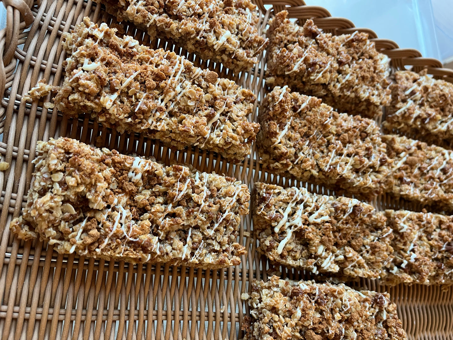 Flapjack with Honey and biscoff