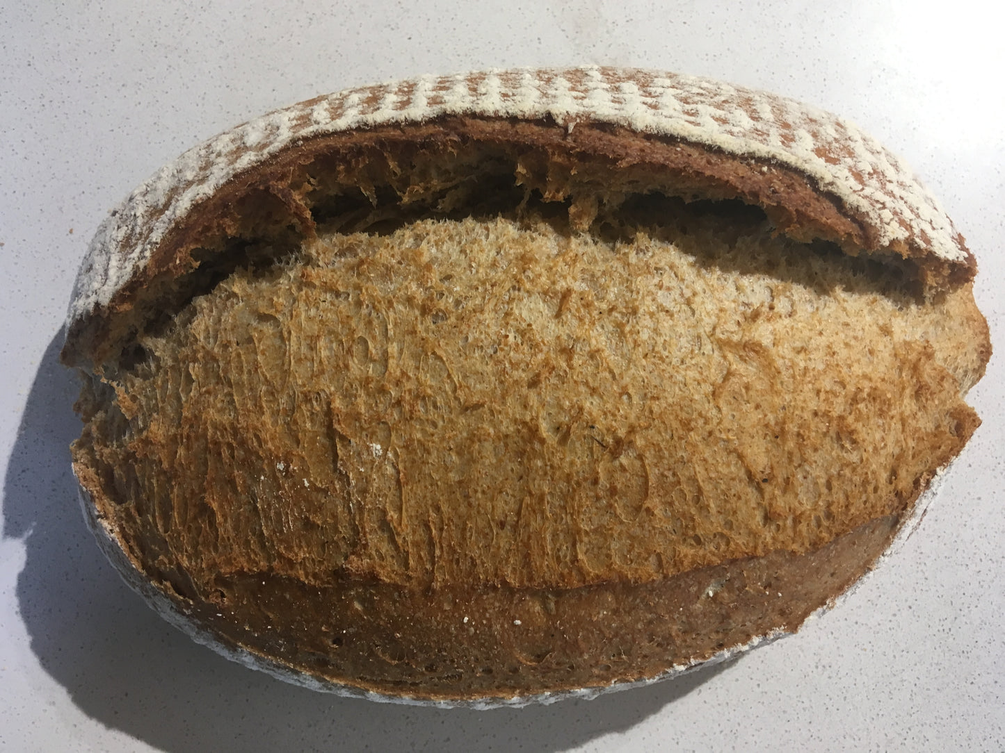 White, wholemeal, seeded bread